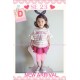 Special Edition SweetMe Pink Stripe Tee Set Skirtpants