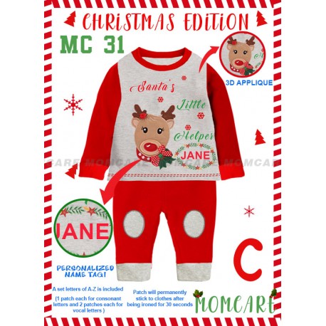 MomCare Santa Little Helpers Pyjamas