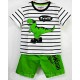 White Stripe Dino Set
