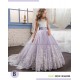 Purple Ribbon Dress