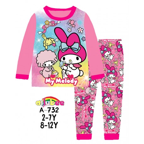 Ailubee Pink Melody Pyjamas