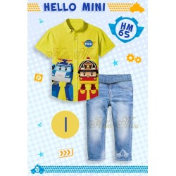 HelloMini Robocar Poli Set Jeans