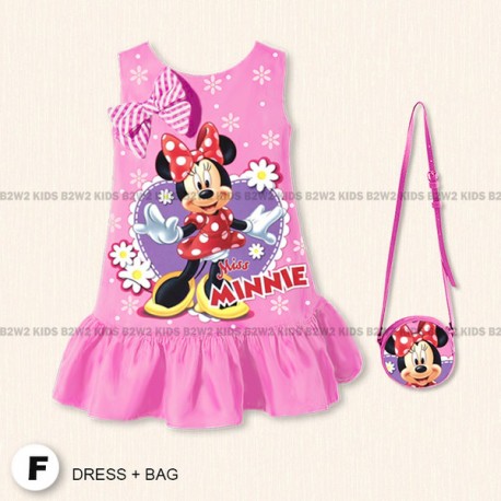 B2W2 MinnieMouse Dress Set Sling Bags