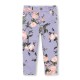 Place Purpple Flowers Glittered Jeggings