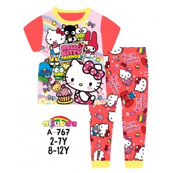 Ailubee Red Hello Kitty Pyjams