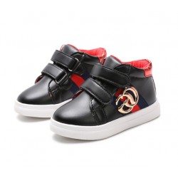 Gucci Black Red Boots