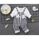 2in1 Red Mickey Stripe Overall