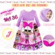 MardiAmber Purple LOL Surprise Dress+Belt+Pashmina