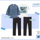 Senshukei 3in1 Blue Shirt Next Level Tee Set Jeans
