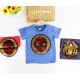 Blue Gold Spiderman Flip Sequin Tee