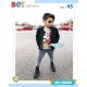 3in1 Grey Mickey Black Jacket Set Jeans