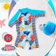 JW Stripe Sharks Swimsuits Set Hat