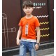 Orange Captain Tee Set Jeans