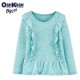 Oshkosh Light Blue Knit LS Top