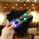 Black Stripe Sport LED Lamp Shoes