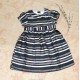 Crazy 8 Black Stripe Gold Dress
