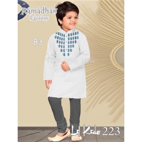 LK-223-B3 White Koko Set Pants