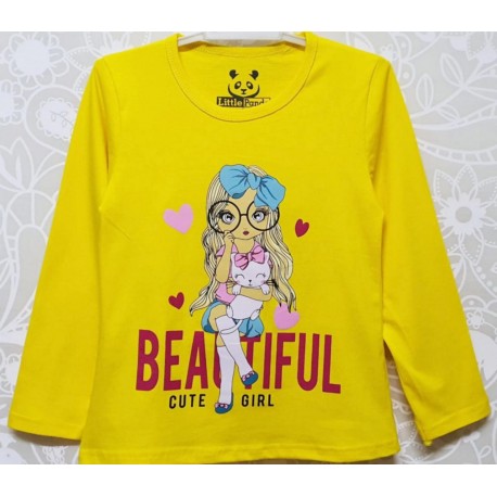 Yellow Beautiful Girl LS