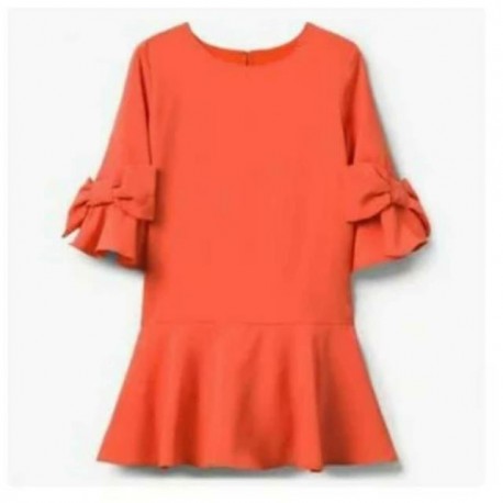 Gymboree Orange Chiffon Ribbon Dress