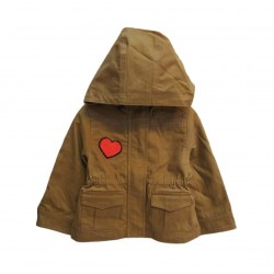 GAP Brown Heart Hoodie Jacket