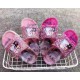 Pink Glittery Frozen Sandals