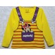 Yellow Minnie stripe LS