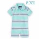 Place blue stripe romper