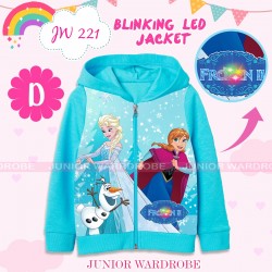 JW Blue Frozen Snow LED Lamp Jacket