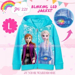 JW Blue Frozen Anna Elsa LED Lamp Jacket