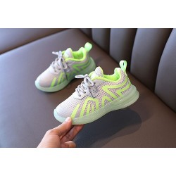 Lime Zebra Glow in the Dark Shoes