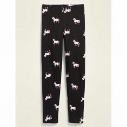 OldNavy Grey Unicorns Leggings