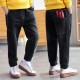 Black Red Stripe Jeans