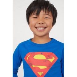 H&M Blue Superman Tee