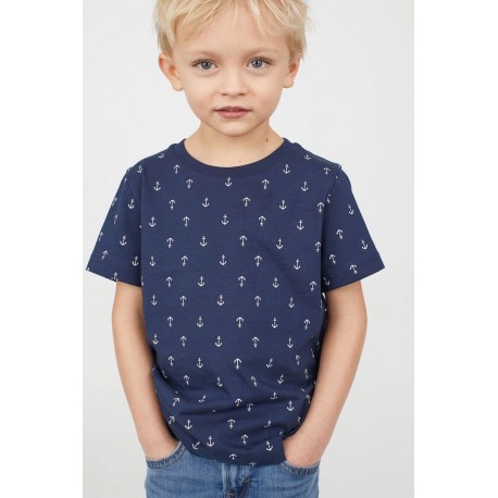 H&M Navy Little Anchor Tee