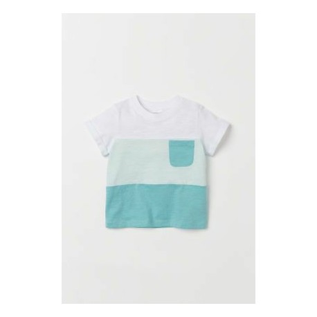 H&M White Tosca Pocket Tee