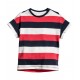H&M Red Black Stripe Tee