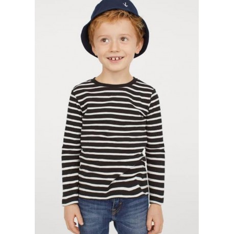 H&M Black Striped Tee