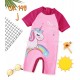 Fucshia Unicorn Swimsuit