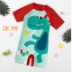 Red Dinosaur Swimsuit