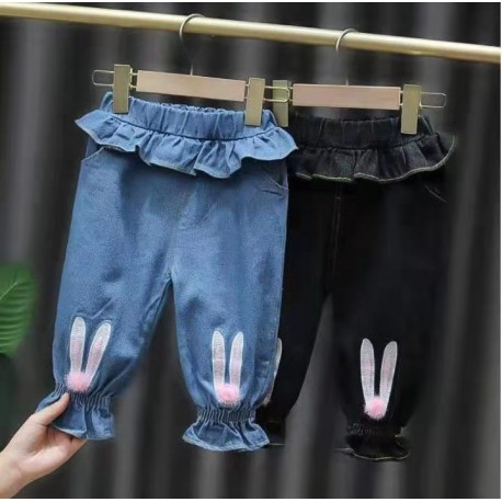 Blue Bunny Ruffle Jeans