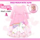 MA Pink Unicorn Gamis + Hijab