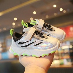 White Hologram Sport Shoes