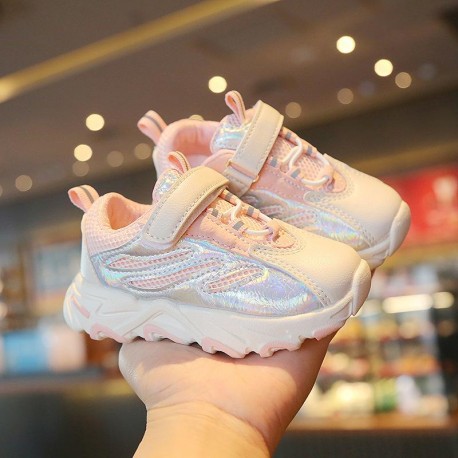 Pink Hologram Sport Shoes
