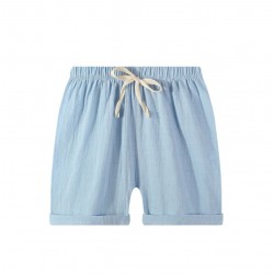 Light Blue Korean Style Short Pants