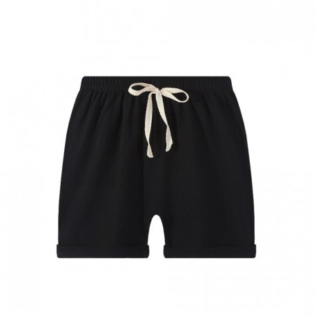 Black Korean Style Short Pants