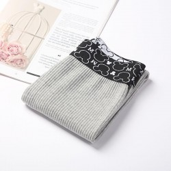 Grey Glittered Knitted Leggings