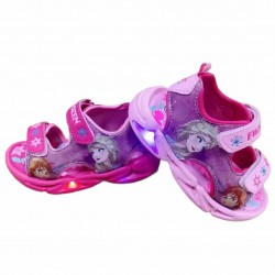 Pink Elsa Frozen LED Lamp Sandals
