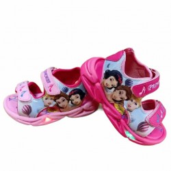 Pink Disney Princess LED Lamp Sandals