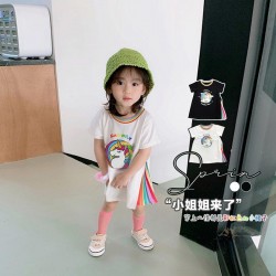 White Unicorn Rainbow Dress
