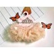 Peach Crown Baby HeadBand Tutu Skirt